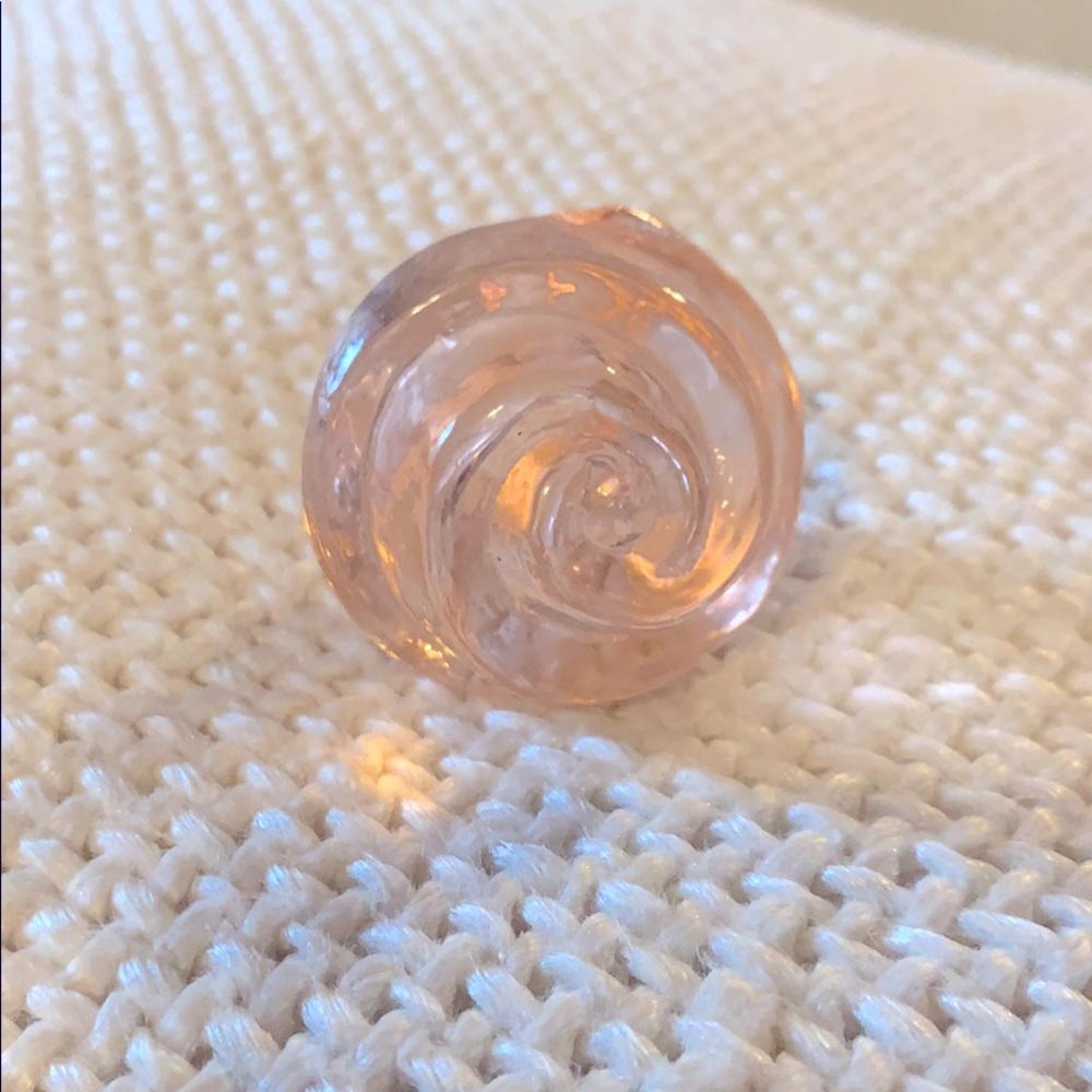 Drawer Knobs Set of 9 light coral/pink rose knobs